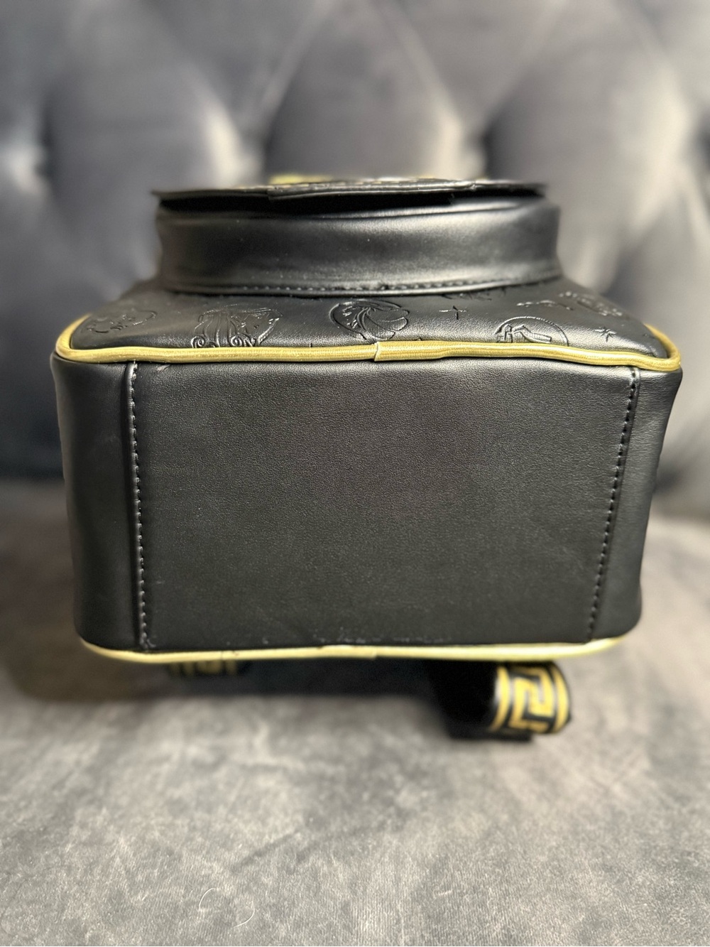 Disney Black and Gold Zodiac Mini Backpack by Loungefly - Picture 10 of 16